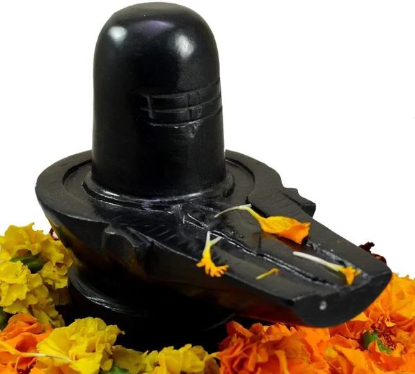 A_S_Ventures_Heavy_3_Inch_Medium_Black_Marble_Shiva_Lingam_Oval_Shape_Size_Aprox_8_Cm_220_Gram_Shivling_For_Home_Puja_Jalabhishekam_Shiv_Blessings