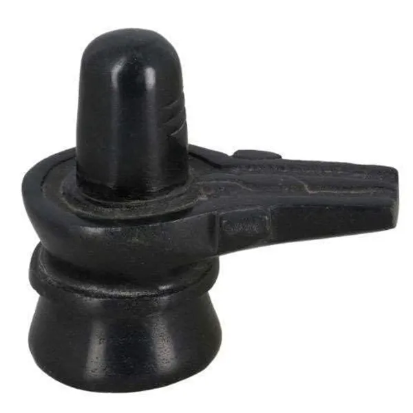 A_S_Ventures_Heavy_3_Inch_Medium_Black_Marble_Shiva_Lingam_Oval_Shape_Size_Aprox_8_Cm_220_Gram_Shivling_For_Home_Puja_Jalabhishekam_Shiv_Blessings