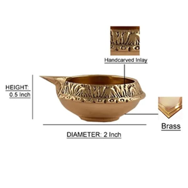 A_S_Ventures_Handcrafted_Kuber_Brass_Diya_Akhand_Diya_For_Puja_Small_Heavy_Base_Aarti_Diya_Pure_Brass_Kuber_Diya_Puja_Brass_Oil_Lamp_Deepak_For_Diwali_Puja_Temple_Home_Decor_Pack_Of_6