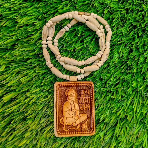 A_S_Ventures_Natural_Wood_Tulsi_Kanthi_Mala_With_Hanuman_Ji_Sita_Ram_Locket_Pendent_Tulsi_Mala_Brown_Wooden_Beads_For_Men