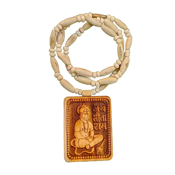 A_S_Ventures_Natural_Wood_Tulsi_Kanthi_Mala_With_Hanuman_Ji_Sita_Ram_Locket_Pendent_Tulsi_Mala_Brown_Wooden_Beads_For_Men