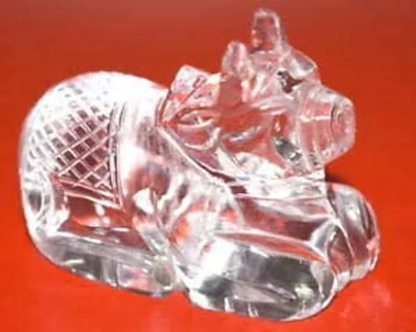 A_S_Ventures_Sphatik_Glass_Nandi_Bull_Crystal_Nandi_Maharaj_Pure_Crystal_Lingam_Idol_For_Home_Pooja