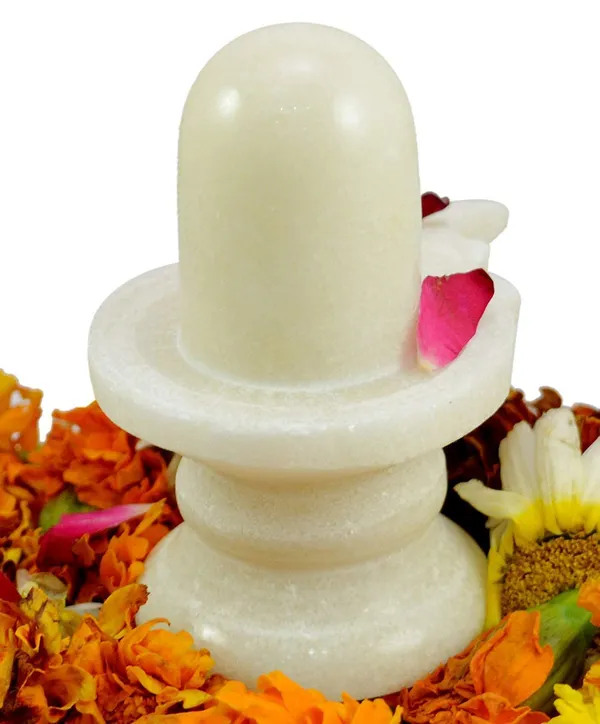 A_S_Ventures_White_Marble_Shivling_Stone_Shivlinga_Shivling_Idol_Shiva_Lingam_For_Home_Puja_Abhishekam