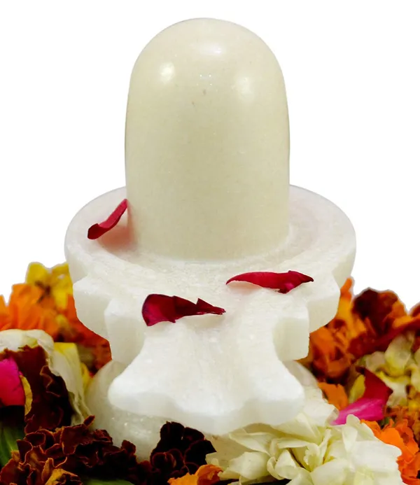 A_S_Ventures_White_Marble_Shivling_Stone_Shivlinga_Shivling_Idol_Shiva_Lingam_For_Home_Puja_Abhishekam