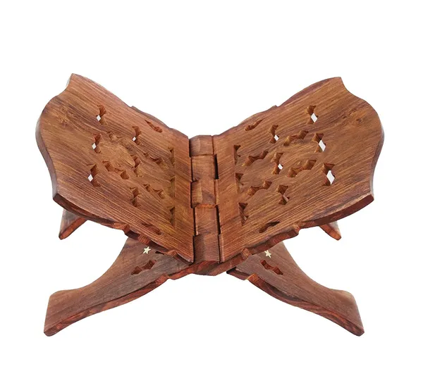 A_S_Ventures_Big_Sheesham_Wooden_Hand_Carved_Holy_Book_Stand_For_Quran_Bible_Gita_Reading_Book_Stand_Brown_12_Inches