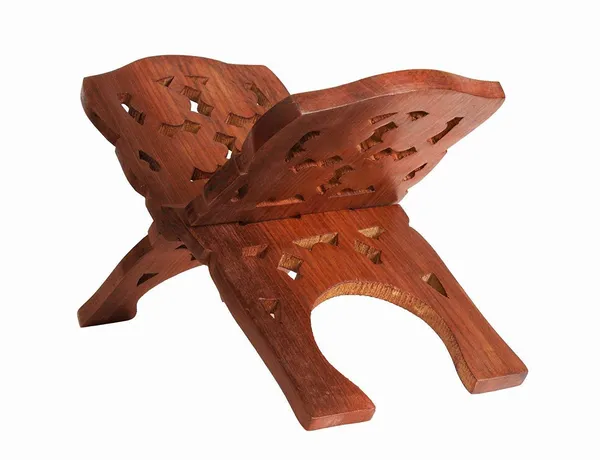 A_S_Ventures_Big_Sheesham_Wooden_Hand_Carved_Holy_Book_Stand_For_Quran_Bible_Gita_Reading_Book_Stand_Brown_12_Inches