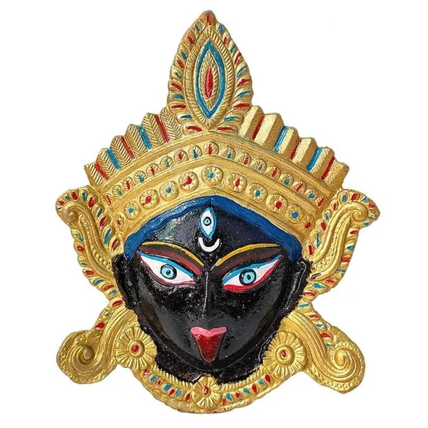 A_S_Ventures_Kali_Mata_Face_Murti_Statue_Sculpture_Wall_Hanging_Goddess_Maa_Kali_Idol_For_Manipulate_Outside_Negative_Energy_Pooja_Room_Handmade_Decorative_Showpiece