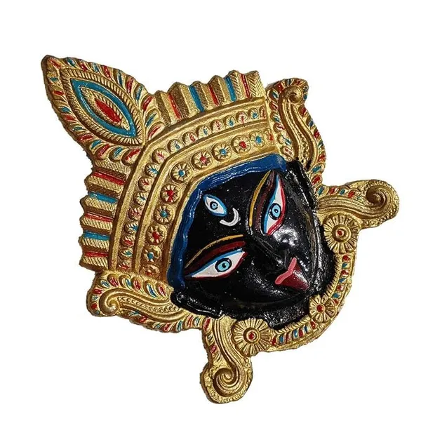 A_S_Ventures_Kali_Mata_Face_Murti_Statue_Sculpture_Wall_Hanging_Goddess_Maa_Kali_Idol_For_Manipulate_Outside_Negative_Energy_Pooja_Room_Handmade_Decorative_Showpiece