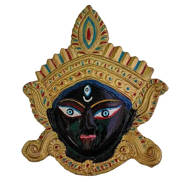 A_S_Ventures_Kali_Mata_Face_Murti_Statue_Sculpture_Wall_Hanging_Goddess_Maa_Kali_Idol_For_Manipulate_Outside_Negative_Energy_Pooja_Room_Handmade_Decorative_Showpiece