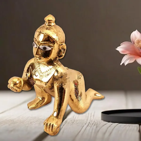 A_S_Ventures_Brass_Laddu_Gopal_Idol_Baby_Laddoo_Krishna_Murti_Laddu_Gopal_Ji_Kanha_Ji_Krishna_Ji_Attractive_Pure_Ashtdhatu_Laddu_Gopal_Number_1_Number_2_Brass_Gold