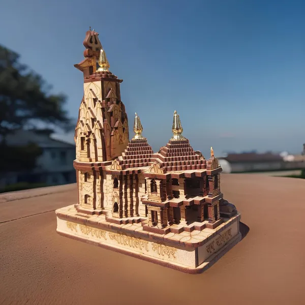 A_S_Ventures_Wooden_Somnath_Temple_Model_Authentic_Handcrafted_Design_For_Home_Temple_Decor_Gifting_Wooden_Brown