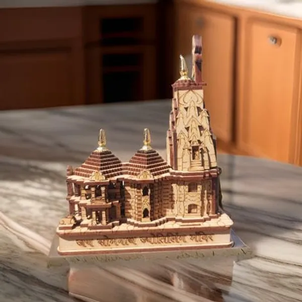 A_S_Ventures_Wooden_Somnath_Temple_Model_Authentic_Handcrafted_Design_For_Home_Temple_Decor_Gifting_Wooden_Brown