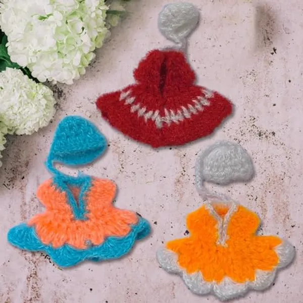 A_S_Ventures_Thakur_Ji_L_Woolen_Dress_Bal_Gopal_Ji_Kanha_Ji_Poshak_Set_Of_3_Design_For_Winter_Krishna_Ladoo_Gopal_Poshak_Mixed_Colours_Size_0_1