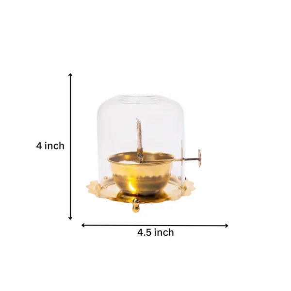 The_Himalayan_River_Golden_Brass_Akhand_Diya_With_Adjustable_Bati_4_Inches_Long_Lasting_Deepam_Jyot_Diya_For_Pooja_Temple_Use_Stay_Lit_For_48_Hours_Wick_Included_180_Ml_Capacity