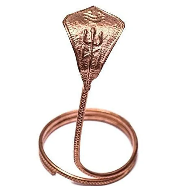 A_S_Ventures_Elegant_Copper_Snake_Idol_3_Inch_Naag_Design_For_Shivling_Decoration_Vastu_Puja_Serpent_Symbol_For_Home_Temple