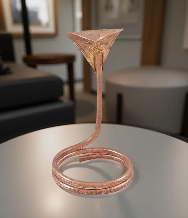 A_S_Ventures_Elegant_Copper_Snake_Idol_3_Inch_Naag_Design_For_Shivling_Decoration_Vastu_Puja_Serpent_Symbol_For_Home_Temple