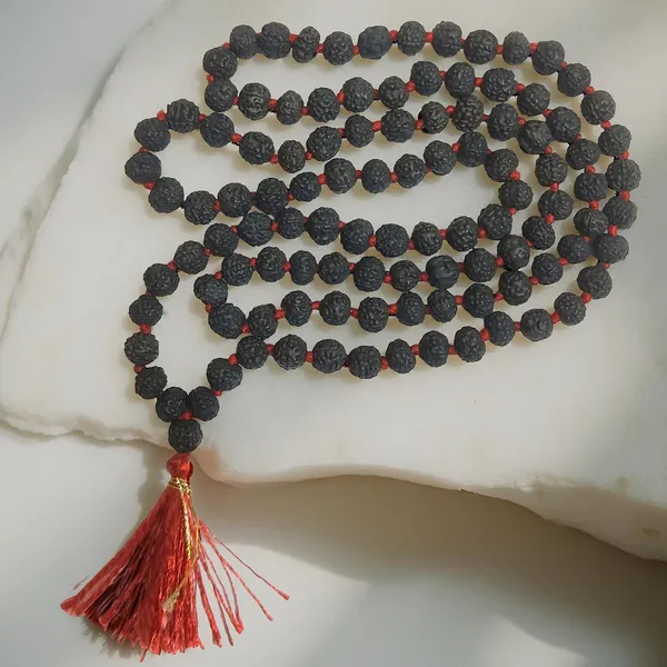 A_S_Ventures_Original_Panchmukhi_Rudraksha_Mala_Black_6_Mm_108_1_For_Japa_And_Meditation_Natural_5_Mukhi_Beads_With_Authentic_Certificate_Small_Beads
