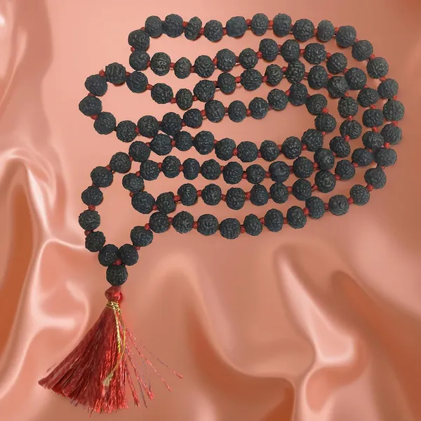 A_S_Ventures_Original_Panchmukhi_Rudraksha_Mala_Black_6_Mm_108_1_For_Japa_And_Meditation_Natural_5_Mukhi_Beads_With_Authentic_Certificate_Small_Beads