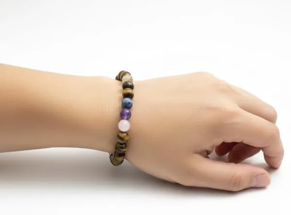 A_S_Ventures_Shivaksh_Original_Good_Health_Crystal_Bracelet_8_Mm_Certified_Multi_Crystal_Healing_For_Men_Women_Well_Being_Physical_Emotional_Balance_Self_Care_Vitality_Stress_Relief_Chakra_Healing_Bracelet