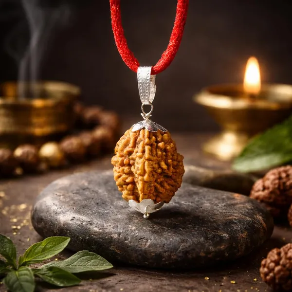 A_S_Ventures_2_Mukhi_Rudraksha_Original_Two_Face_Rudraksh_Pendant_Natural_Bead_For_Relationship_Harmony_Moon_Planet_Inner_Peace_Spiritual_Gift_For_Men_Women