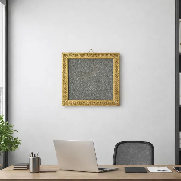 A_S_Ventures_Raw_Pyrite_Frame_7_5_X_7_5_Inch_Genuine_Pyrite_Stone_Wall_Frame_Wealth_Prosperity_Antique_Gold_Decorative_Frame_For_Home_Office_Mandir_Vastu_Feng_Shui_Positive_Energy_Frame