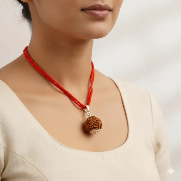 A_S_Ventures_4_Mukhi_Rudraksha_With_Pendant_Lab_Certified_4_Mukhi_Rudraksha_Pendant_Spiritual_Growth_For_Men_Women_Four_Mukhi_Rudraksha_4_Face_Rudraksh