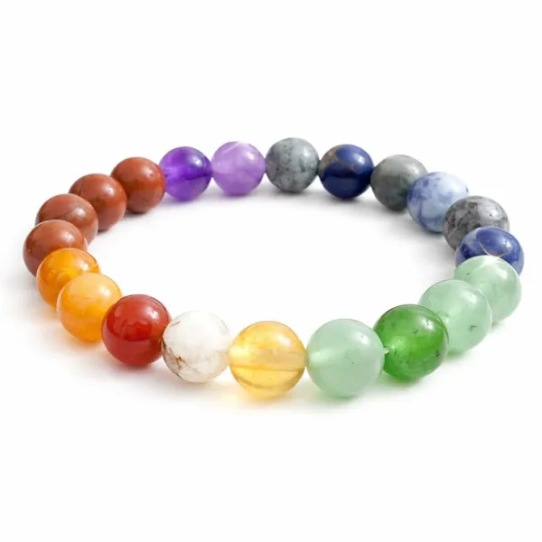 A_S_Ventures_7_Chakra_Healing_Crystal_Bracelet_Natural_Stone_Beads_For_Meditation_Reiki_Anxiety_Relief_Genuine_Gemstone_Energy_Bracelet_For_Yoga_Mindfulness_Adjustable_Stretch_Jewelry_Gift