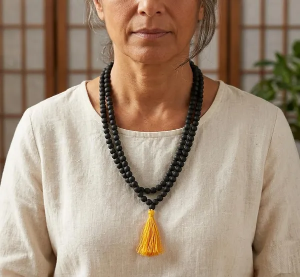 A_S_Ventures_Natural_Karungali_Malai_108_Beads_7mm_Original_Ebony_Wood_Japa_Mala_For_Meditation_Pooja_Spiritual_Protection_Authentic_Karungali_Beads_Necklace_With_Certificate