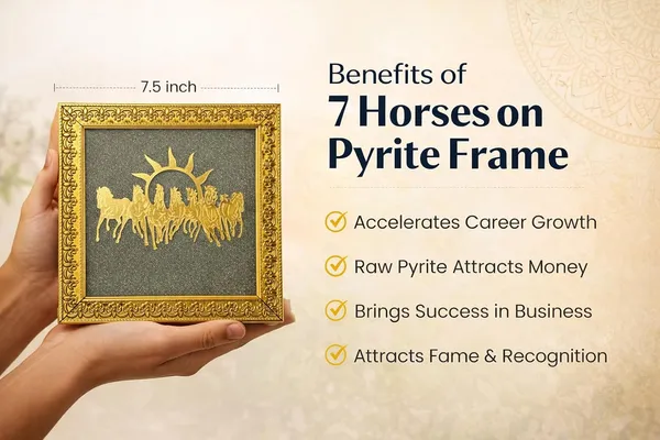 A_S_Ventures_7_Running_Horses_With_Rising_Sun_Gold_Foil_Wall_Frame_Vastu_Lucky_Horse_Painting_For_Wealth_Success_Positive_Energy_Decorative_Spiritual_Wall_Art_Frame_For_Home_Office_Living_Room_7_5_X_7_5_Inch