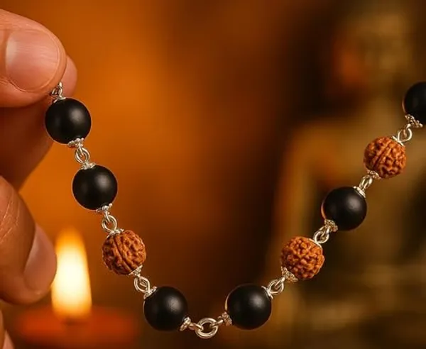A_S_Ventures_Original_Rudraksha_Karungali_Mala_8mm_54_Beads_Natural_Rudraksha_With_Certified_Karungali_Spiritual_Protection_Mala_For_Meditation_Yoga_Prayer_Unisex_Hindu_Devotional_Necklace
