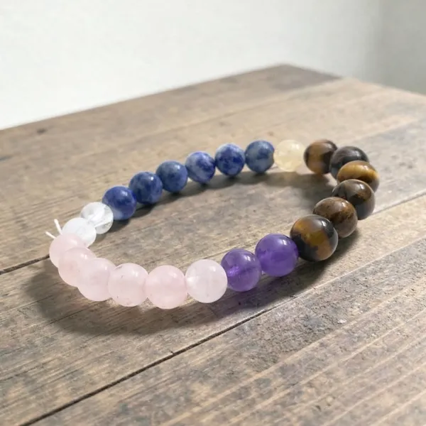A_S_Ventures_Original_Good_Health_Crystal_Bracelet_Well_Being_Physical_Emotional_Balance_Self_Care_Vitality_Stress_Relief_Chakra_Healing_Bracelet_Certified_Multi_Crystal_Healing_For_Men_Women