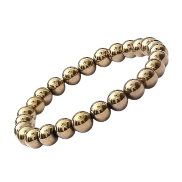 A_S_Ventures_Certified_Pyrite_Healing_Bracelet_For_Positive_Energy_Protection_Office_Wear_Natural_Pyrite_Stone_Bracelet_For_Men_Women