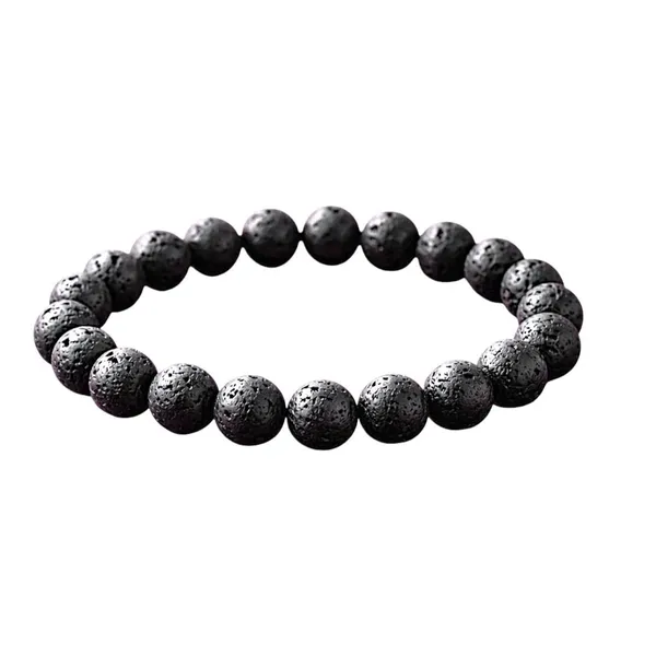 A_S_Ventures_Lava_Energy_Bracelet_For_Healing_Protection_Natural_Black_Lava_Beads_Stretchable_Unisex_Bracelet_For_Yoga_Meditation_Daily_Wear
