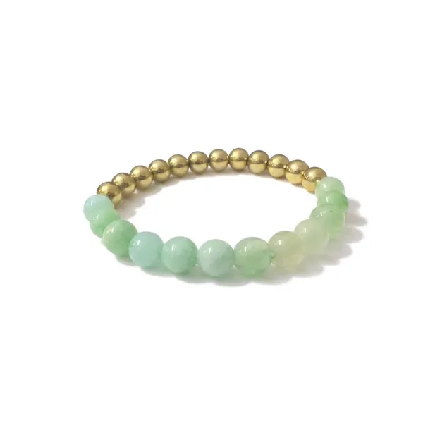 A_S_Ventures_Green_Aventurine_Amazonite_Gemstone_Bracelet_For_Virgo_Kanya_Rashi_Zodiac_Healing_Crystal_Beaded_Bracelet_Lucky_Stone_Bracelet_For_Women_Men_Prosperity_Luck_Positive_Energy_Stretch