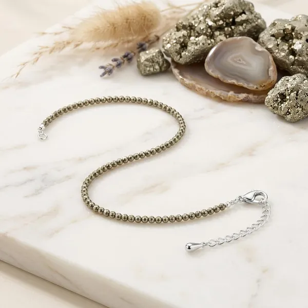 A_S_Ventures_Women_S_Ankle_Bracelet_Pyrite_Stone_Handmade_Crystal_Beaded_Anklet_Bracelet_Adjustable_Healing_Crystal_Jewelry_Wealth_Success_Positive_Energy_Stone_Trendy_Bohemian_Ankle_Chain
