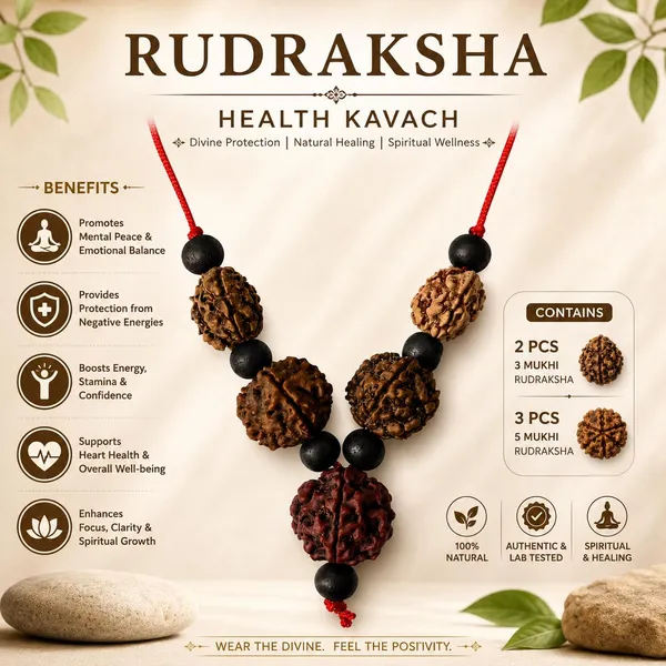 A_S_Ventures_Natural_Rudraksha_Health_Kawach_5_Mukhi_3_Mukhi_Rudraksha_Pendant_Sawan_Special_Vastu_Protection_Positive_Energy_Meditation_Yoga_Daily_Spiritual_Wear