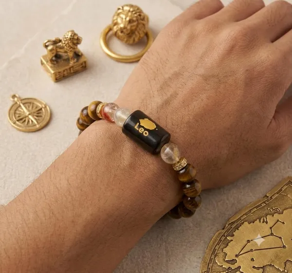 A_S_Ventures_Original_Tiger_Eye_Citrine_Certified_Healing_Bracelet_For_Leo_Singh_Rashi_Natural_Zodiac_Crystal_Beaded_Bracelet_For_Men_Women_Gift