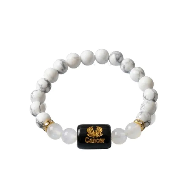A_S_Ventures_Kark_Rashi_Cancer_Bracelet_With_Natural_Howlite_Stone_Moonstone_Zodiac_Gemstone_Bracelet_For_Men_Women_Handmade_Stretch_Crystal_Beaded_Bracelet_For_Daily_Wear_Meditation_Spiritual_Jewelry
