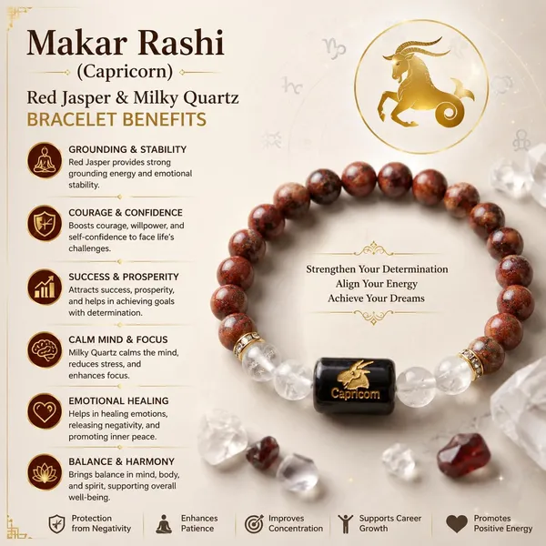A_S_Ventures_Makar_Rashi_Capricorn_Zodiac_Bracelet_For_Men_Women_Red_Jasper_Milky_Quartz_Crystal_Capricorn_Birthstone_Stretch_Beaded_Astrology_Bracelet_For_Daily_Wear