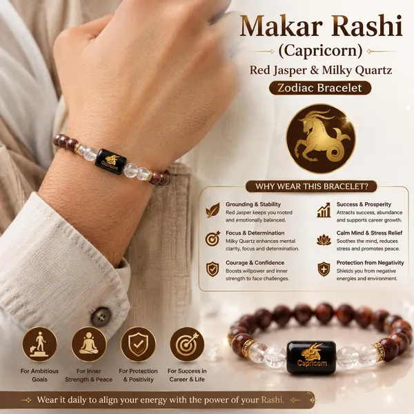 A_S_Ventures_Makar_Rashi_Capricorn_Zodiac_Bracelet_For_Men_Women_Red_Jasper_Milky_Quartz_Crystal_Capricorn_Birthstone_Stretch_Beaded_Astrology_Bracelet_For_Daily_Wear