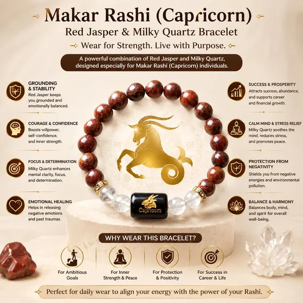 A_S_Ventures_Makar_Rashi_Capricorn_Zodiac_Bracelet_For_Men_Women_Red_Jasper_Milky_Quartz_Crystal_Capricorn_Birthstone_Stretch_Beaded_Astrology_Bracelet_For_Daily_Wear