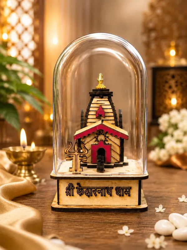 Kedarnath_Dham_3d_Glass_Model_Miniature_With_Wooden_Base_Lord_Shiva_Temple
