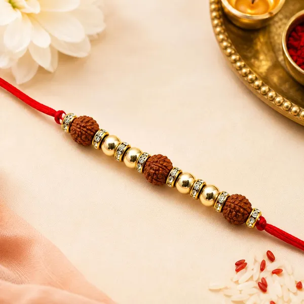 A_S_Ventures_Pyrite_Rudraksha_Rakhi_For_Brother_Handmade_Adjustable_Rakhi_Lucky_Wealth_Protection_Positive_Energy_Raksha_Bandhan_Gift