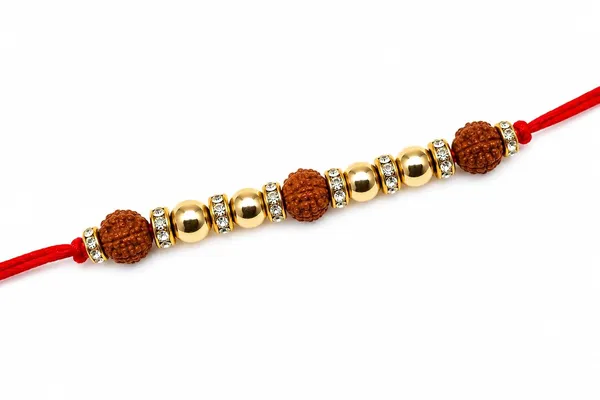 A_S_Ventures_Pyrite_Rudraksha_Rakhi_For_Brother_Handmade_Adjustable_Rakhi_Lucky_Wealth_Protection_Positive_Energy_Raksha_Bandhan_Gift