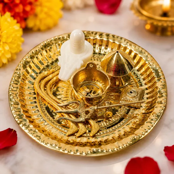 A_S_Ventures_Pure_White_Marble_Shivling_With_Om_Brass_Plate_Trishul_Kalash_Lota_Jaladhari_Set_Shivling_Abhishek_Puja_Set_For_Home_Mandir_Rudrabhishek_Mahashivratri_Sawan_Daily_Shiv_Puja
