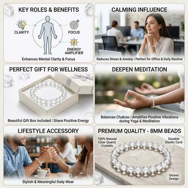 A_S_Ventures_Natural_Clear_Quartz_Bracelet_For_Men_Women_Clear_Quartz_Crystal_Beads_Healing_Bracelet_Meditation_Yoga_Reiki_Positive_Energy_Spiritual_Wellness_Unisex