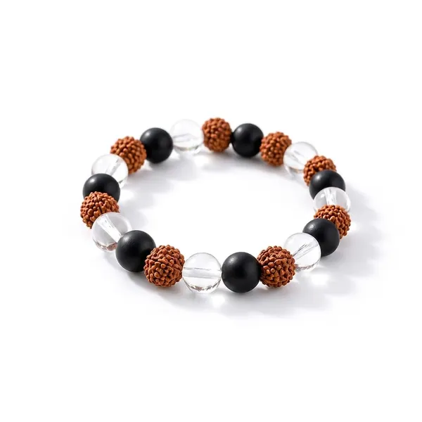 A_S_Ventures_Karungali_Rudraksha_Sphatik_Bracelet_For_Men_Women_Natural_Black_Ebony_Rudraksha_Clear_Quartz_Beads_Spiritual_Bracelet_For_Pooja_Meditation_Daily_Wear