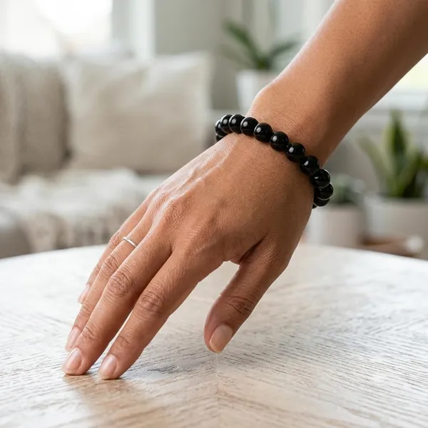 A_S_Ventures_A_S_Vntures_Certified_Natural_Black_Onyx_Stone_Bracelet_8mm_Round_Beads_For_Men_Women_Genuine_Black_Onyx_Gemstone_Bracelet_Stylish_Spiritual_Jewellery_For_Daily_Wear