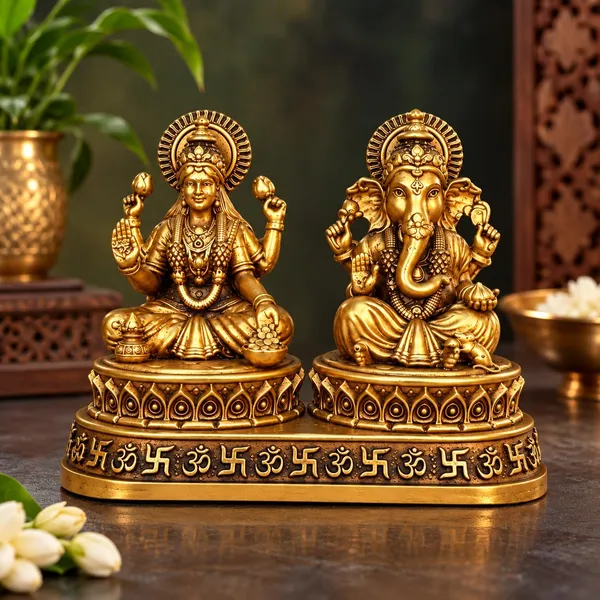 A_S_Ventures_Lakshmi_Ganesh_Murti_Set_For_Diwali_Polyresin_Laxmi_Ganesh_Idol_For_Home_Temple_Pooja_Room_Diwali_Pooja_Decoration_Festive_Home_Decor_Gift
