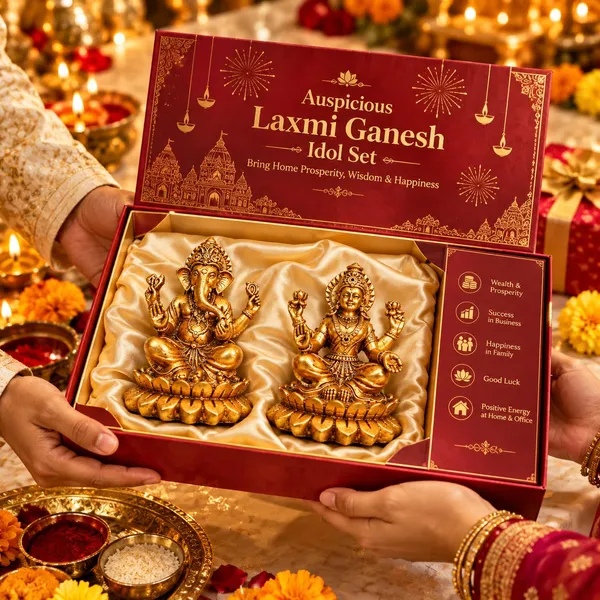 A_S_Ventures_Lakshmi_Ganesh_Idol_Set_For_Diwali_Puja_Laxmi_Ganesh_Murti_For_Home_Temple_Office_Corporate_Gifting_Decorative_Hindu_God_Statue_For_Pooja_Mandir_Diwali_Gift